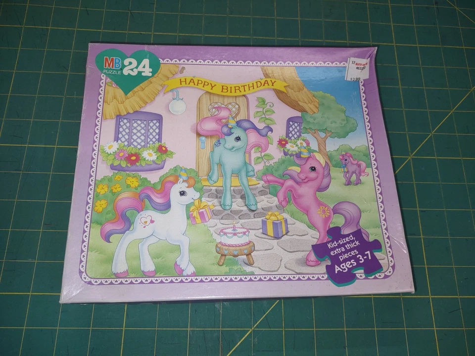 Rompecabezas My Little Pony 24 piezas 1997 vintage completo G2 lote de 3 Foto 2 de 4
