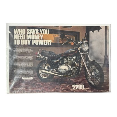 1982 Kawasaki KZ750 CSR Motorcycle Vintage Print Ad
