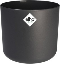 elho B.for Soft Round 30 Plant Pot 29.5cm(D) Indoor Recycled Black
