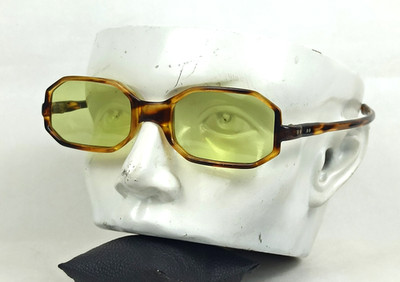 CUTE PARTY SUNGLASSES VINTAGE MID-CENTURY HEXAGONAL LENSES 1960S FRANCE MADE