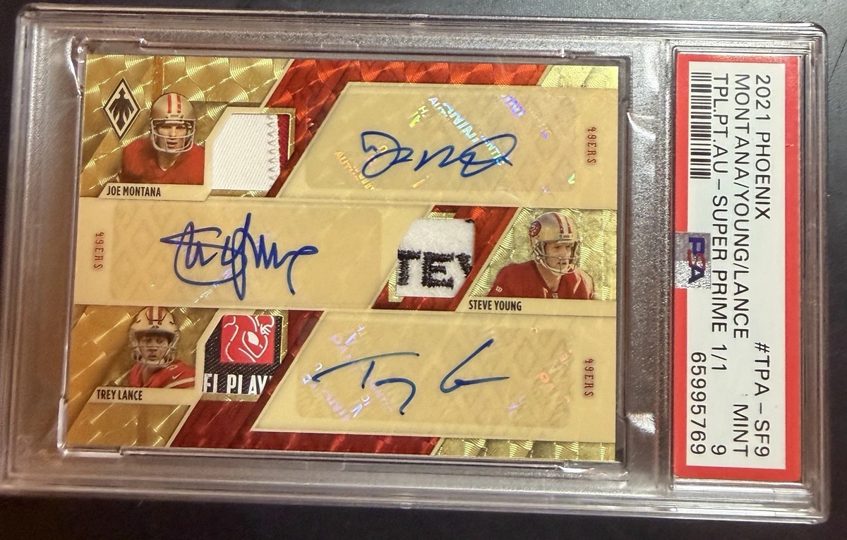 Joe Montana Football Serial Numbered Sports Trading Cards