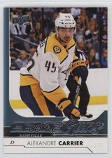 2017-18 Upper Deck Young Guns Alexandre Carrier #485 14wn