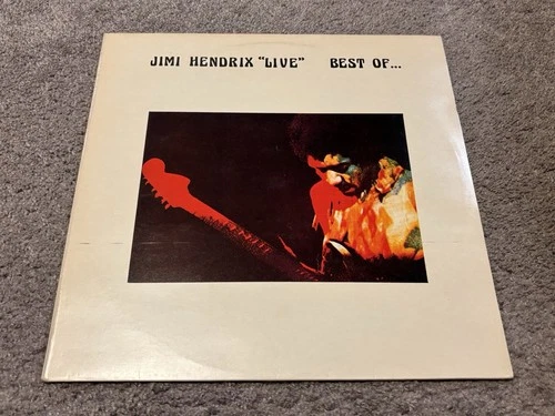 Jimi Hendrix Live Best Of... 1988 Capitol Blues Rock Compilation Vinyl Record