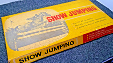 Vintage 60's Fernel Show Jumping Game Complete with Britains Horse and riders