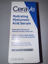 Cerave Hyaluronic Acid Serum for Face with Vitamin B5 and Ceramides 1 oz.BIN