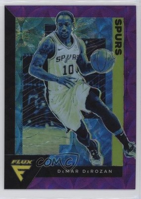 2020-21 Panini Flux FOTL FOTL Purple Scope Prizm 11/18 DeMar DeRozan #160 r9d