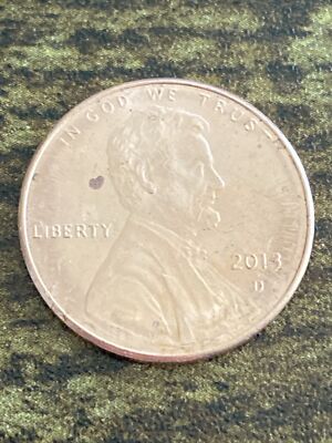2013 D Lincoln Shield Cent Penny (Red) Actual Coin TK3095* | eBay