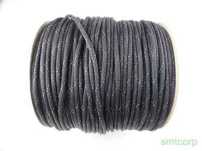 NEW ALPHAWIRE GRP 120 NF 14 BLACK 500FT EXPANDABLE BRAIDED POLYSTER SLEEVING 