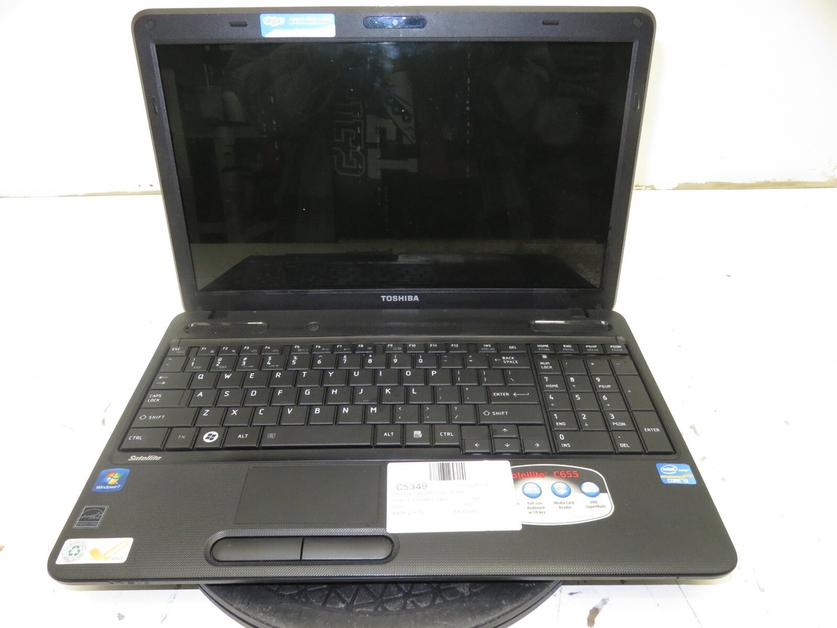 Toshiba Satellite C655-S5343 Laptop Intel Core i3-2330M 4GB Ram No