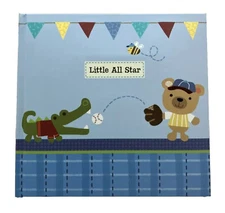 Baby Boy Little All Star Recordable Photo Album Stepping Stones By C.R. Gibson