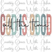 Sublimation Transfer God Is Good Ready To Press Heat Transfer