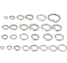 Stainless Steel Silver Open Jump Rings Connectors 20pcs Jewelry DIY TH3