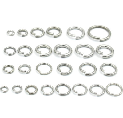 Stainless Steel Silver Open Jump Rings Connectors 20pcs USA Seller TH3