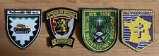 4 x VerbandsAbzeichen - NEU - USA/D/F