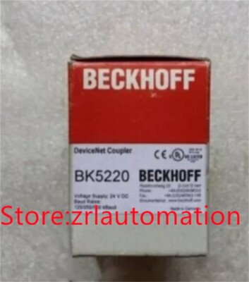 New In Box  BECKHOFF BK5220 DeviceNet Coupler PLC Module BK5220 BK5220