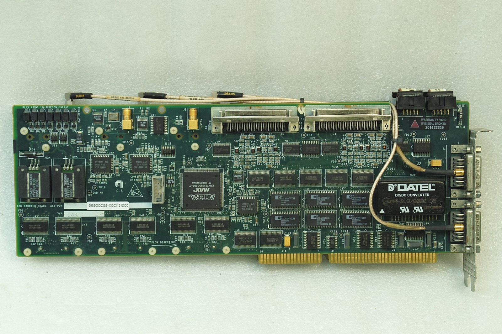 APPLIED MATERIALS DETECTOR CONTROL BOARD 1280124, A/D MODULE BOARD FREE SHIP