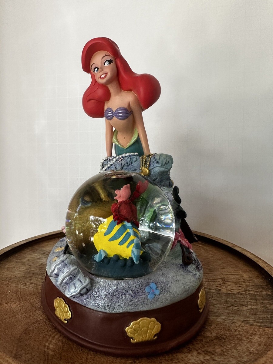 Disney Store Little Mermaid Ariel Snow Globe Secret Grotto