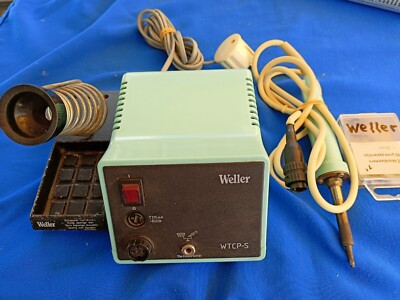 Weller Lötstation WTCP-S mit Lökolben , Halterung und Lötspitzen -Top Zustand