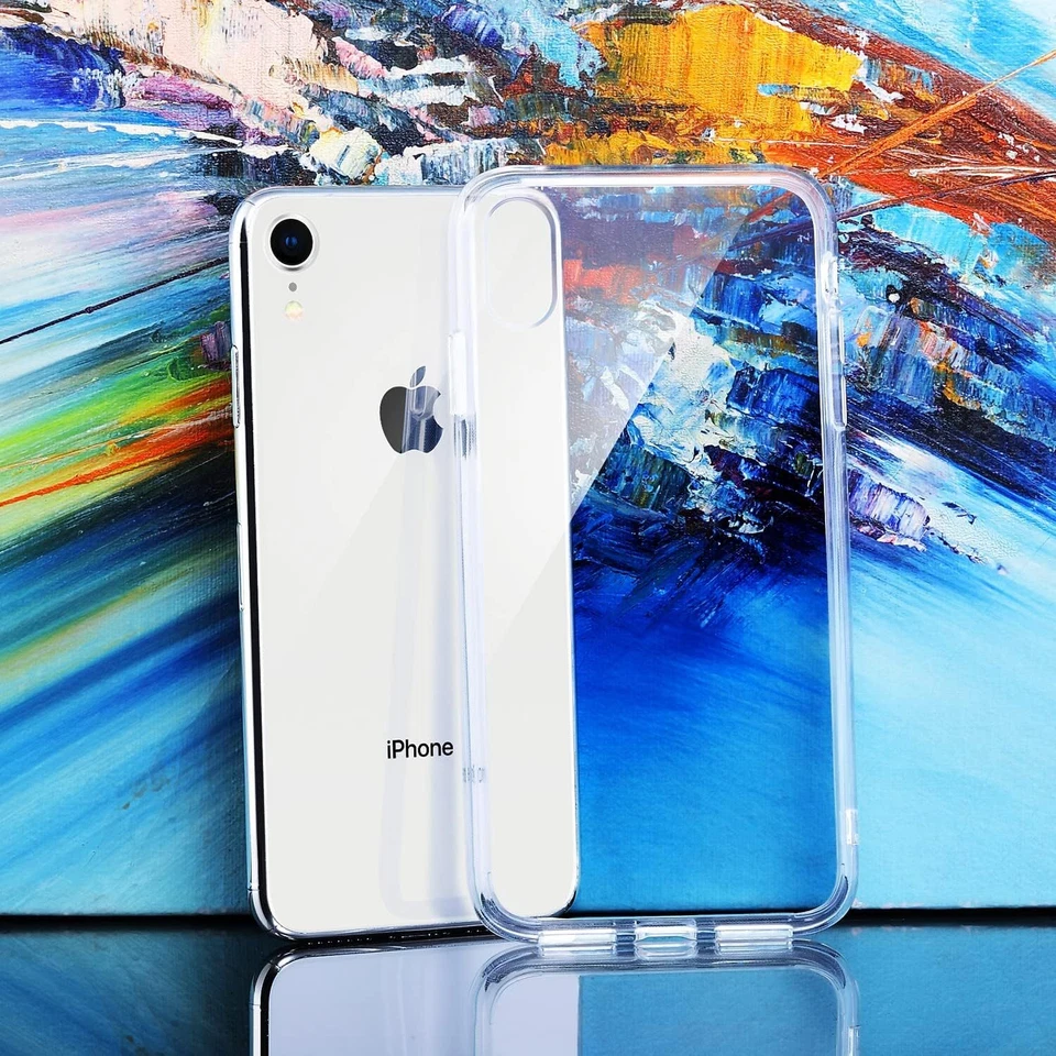 For iPhone XR SE 7 8 XS Max 6S Plus Case Phone Cover Shockproof + Tempered Glass - Image 2 of 3