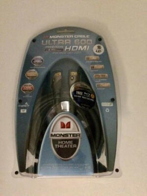 Monster Cable Ultra 600 HDMI (16 feet ) Factory Sealed