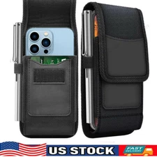Cell Phone Belt Clip Holster Pouch Card Holder Case For Samsung Galaxy A15 A35s