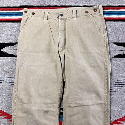 Vintage 90s CC Filson Lot 79 Tin cloth Cotton Work Pants Mens