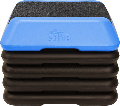 The Step Adjustable High Step Aerobic Platform with 4 Risers, Home Gym Workout E