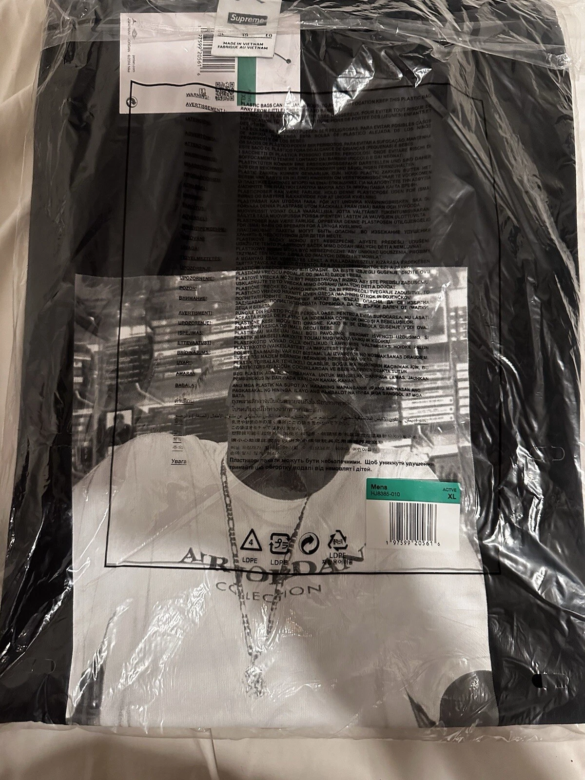 Tee shirt Supreme x Jordan Biggie