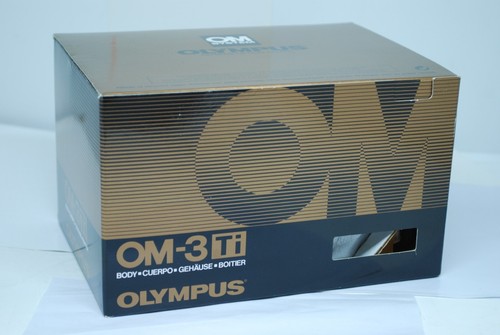 【SIN USAR en CAJA】Cuerpo de cámara fotográfica Olympus OM-3 Ti titanio negro 35 mm SLR #5768 - Imagen 3 de 24
