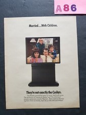 Married ...With Children Series Premiere Promo Print Advertisement Vintage 1987