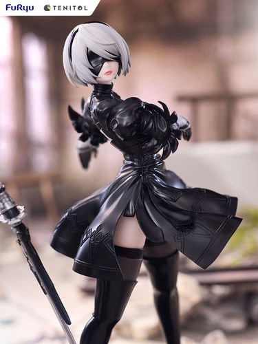 FuRyu TENITOL NieR:Automata Ver1.1a 2B YoRHa n.2 Type B Figure 220mm Anime 2025 - Foto 2 di 15