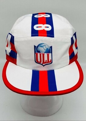 Red White And Blue 5 Panel Cap Adjustable Strap 