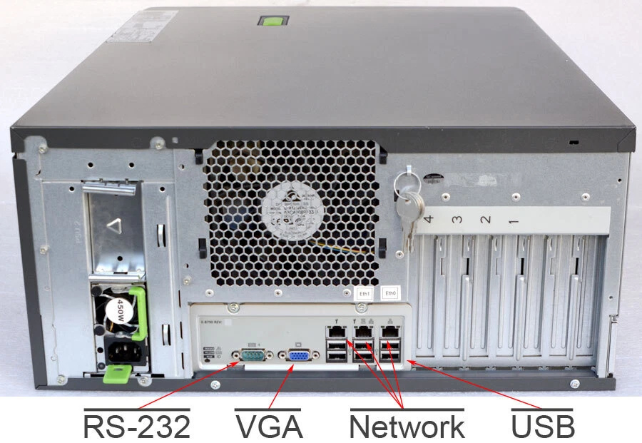 FUJITSU TX140 S1 SERVER INTEL XEON E3-1270 3,5GHz 8GB 500GB DVD-ROM WIN 7 M1004 - Bild 4 von 4