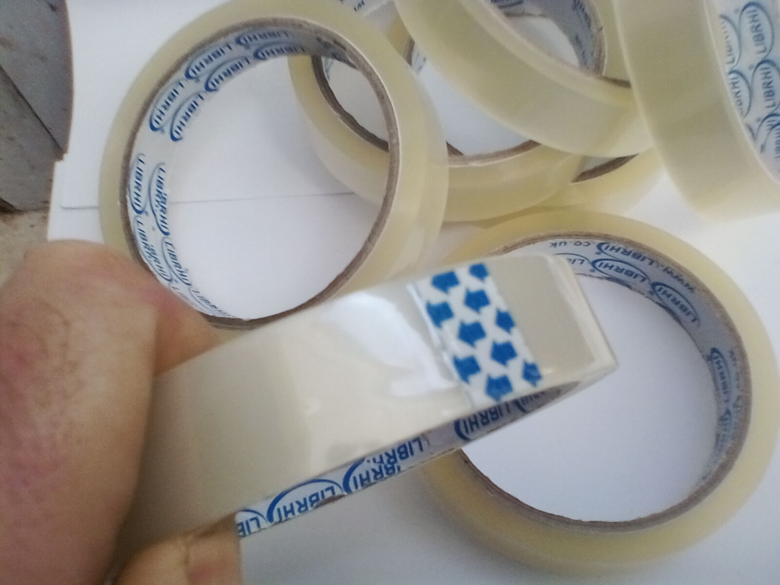 Gay Trends Sellotape Clear Tape Rolls Cellotape 24MM x 100M Transparent Sellotape Refill Sticky Tape Rolls