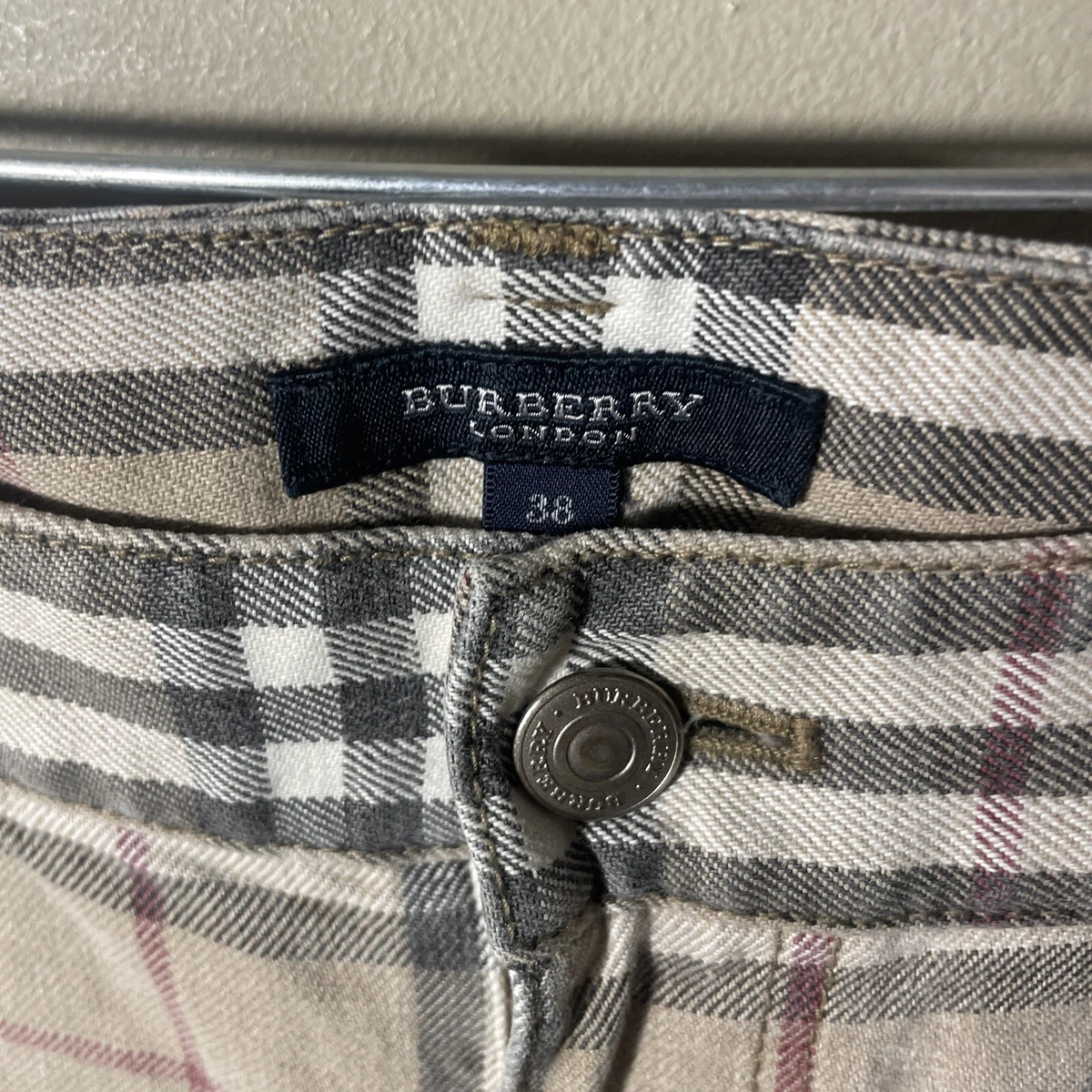 Burberry pants store mens silver