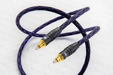 DH Labs Silver Sonic Glass Master Toslink 0.5 meter Glass Optical Cable 