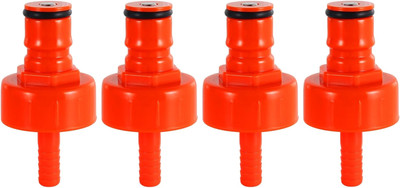 Plastic Beer Carbonation Cap for Homebrew, 4PCS Keg Carbonation Adapter for PET 