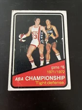 ABA Championship Game #6 1972-73 Topps Tight Defense #246  VG CREASE