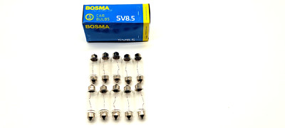 10 Stück BOSMA Soffitten 12V 21W 15 x 44 mm SV8,5 Glühlampe Autolampen Glühbirne