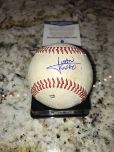 juan soto autographed baseball
