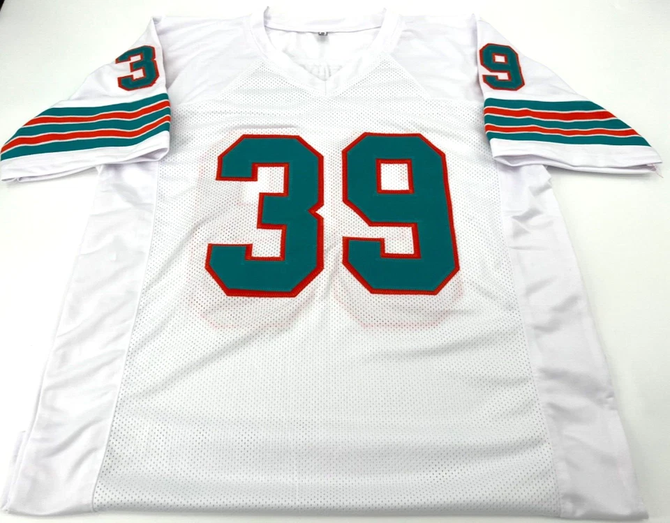 LARRY CSONKA MIAMI DOLPHINS SIGNED STITCHED THROWBACK JERSEY JSA WITNESS COA WOW - Image 3 of 3