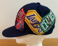 UNK NBA Team Logo Fitted 7 1/4 Hat Cap Lakers Celtics Bulls Heat Pistons Knicks