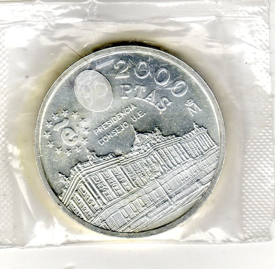 SPAGNA SPAGNA SPAGNA Juan Carlos I 2000 Pesetas 1995 FDC COMMEMORATIVO ARGENTO - Immagine 2 di 2