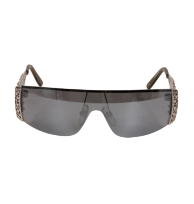 Lulu Guinness Vintage Crystal BBL004 Sunglasses Silver  display picture 2