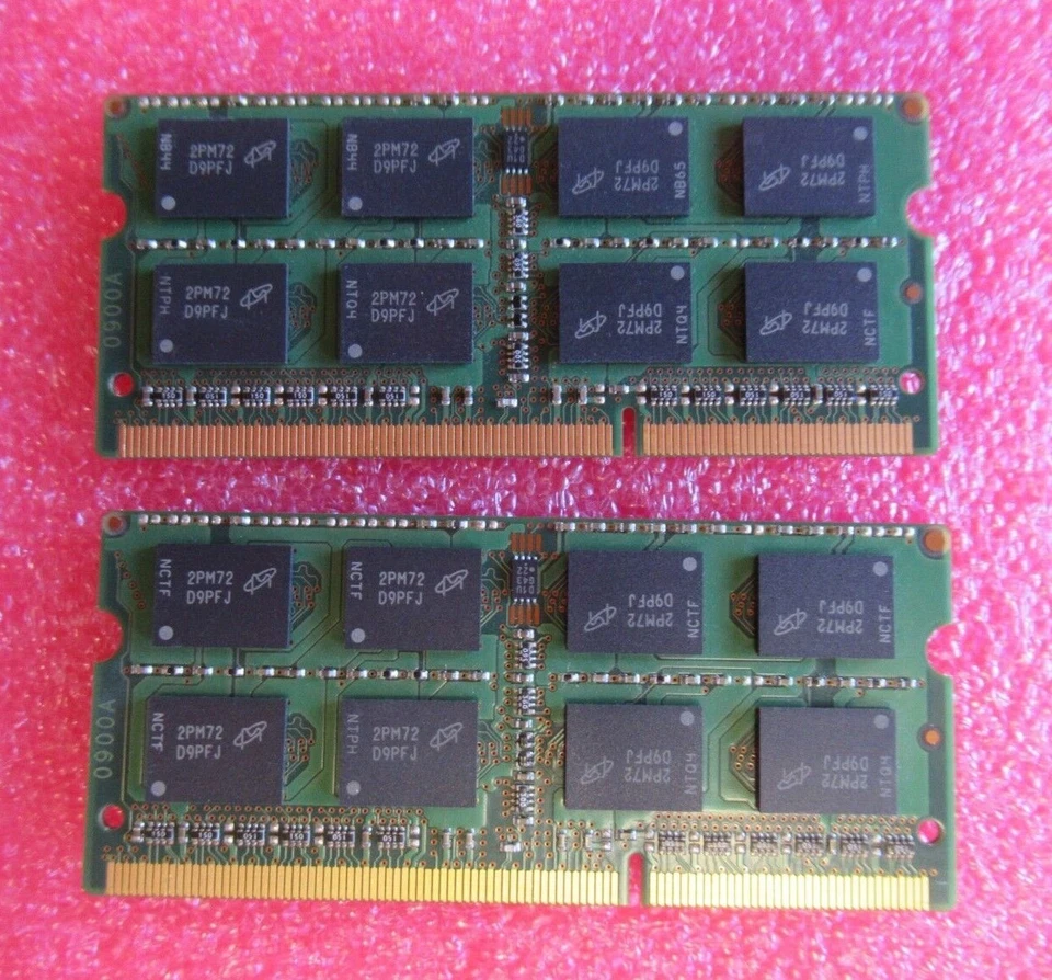 Micron MT16JTF51264HZ-1G6M1 8GB 2x4GB PC3-12800 DDR3-1600MHz 204P SoDimm Memory - Image 2 of 4