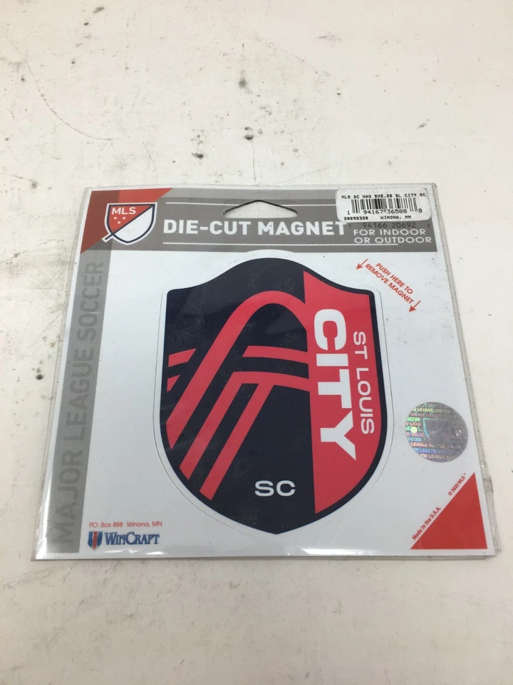 MLS Die-Cut St. Louis Missouri Soccer Team Car Magnet - Image 2 of 4