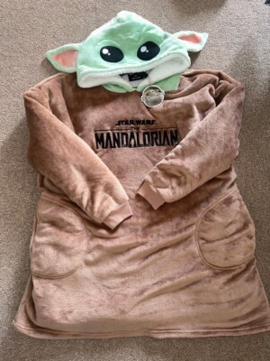 Blanket Women's Mandalorian Hoodie Wearable Blanket Hoodie