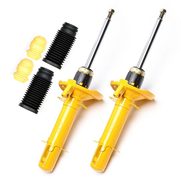 2 TA Technix Sport-StoßDäMpfer Vorne + Staubkappen Audi A3 8P TT VW Golf 4-image