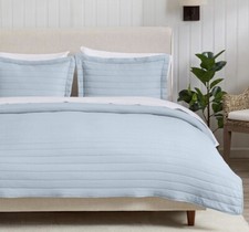 Great Bay Home 3-Piece King Reversible Lightweight Nautical Quilt Comforter with