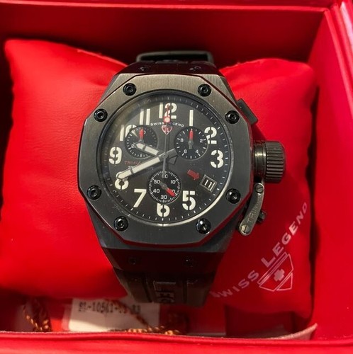 Swiss Legend Trimix Diver quartz Chronograph watch Black - Picture 2 of 9